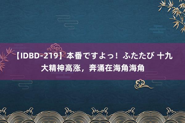 【IDBD-219】本番ですよっ！ふたたび 十九大精神高涨，奔涌在海角海角