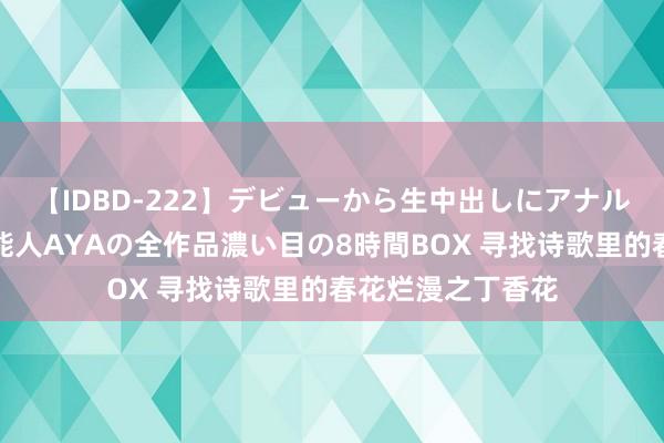 【IDBD-222】デビューから生中出しにアナルまで！最強の芸能人AYAの全作品濃い目の8時間BOX 寻找诗歌里的春花烂漫之丁香花