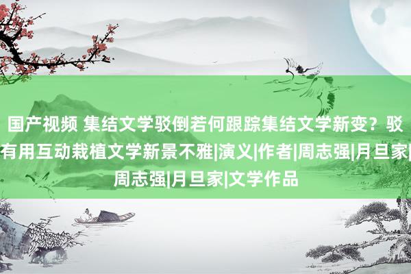 国产视频 集结文学驳倒若何跟踪集结文学新变？驳倒与创作有用互动栽植文学新景不雅|演义|作者|周志强|月旦家|文学作品