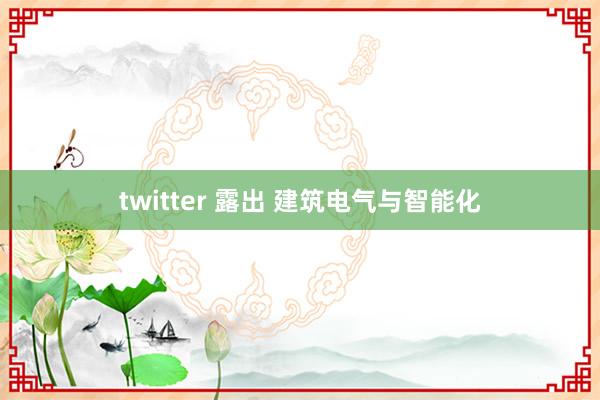 twitter 露出 建筑电气与智能化