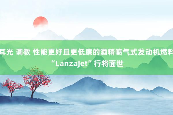 耳光 调教 性能更好且更低廉的酒精喷气式发动机燃料“LanzaJet”行将面世